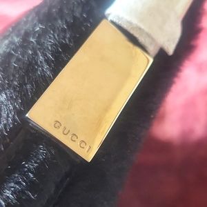 SOLD 💕Gucci calf hair croco embossed purse!